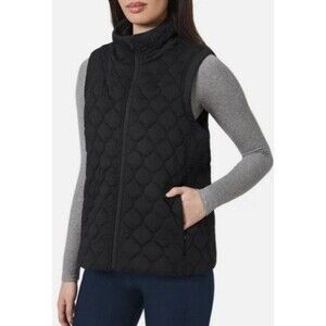 Kirkland Signature Women's Quilted Active Vest Black Large NEW